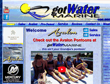 Tablet Screenshot of gotwatermarine.com